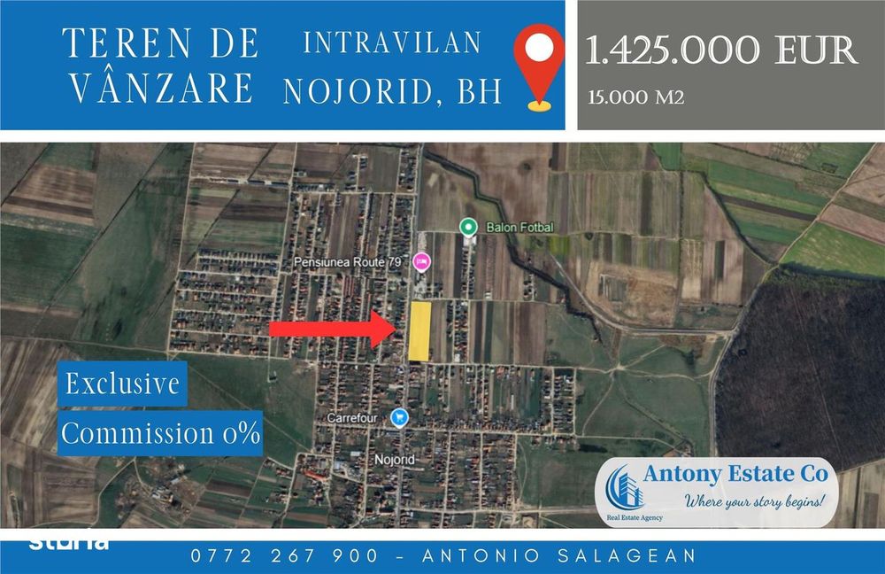 Oportunitate de investitie, Teren intravilan, Nojorid, Bihor
