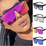 Ochelari de soare D11 (Daira-Shop.ro) Oglinda argintii negri roz