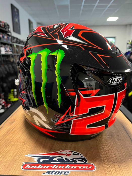 Мото Каска HJC RPHA 12 PRO Monster Energy Fabio Quartaro Motogp,XS