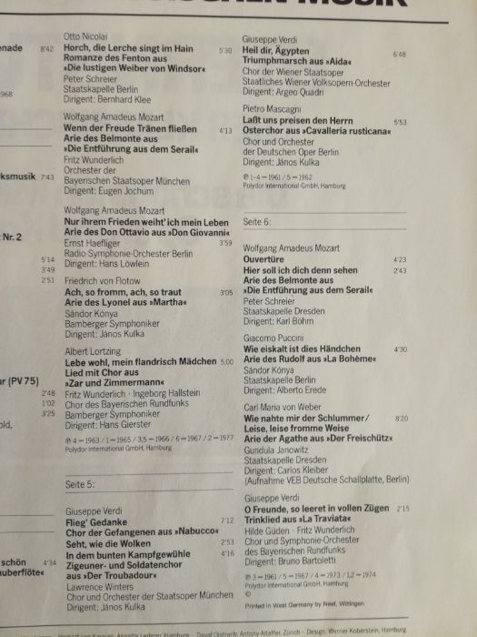 Vinil/vinil -Clasica - Karajan-Bohm-Janowitz-Oistrach-Kleiber-Schreier