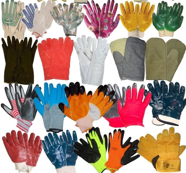 Перчатки рабочие мбс нитрил резина Капкан кожа сварочные НДС Доставка