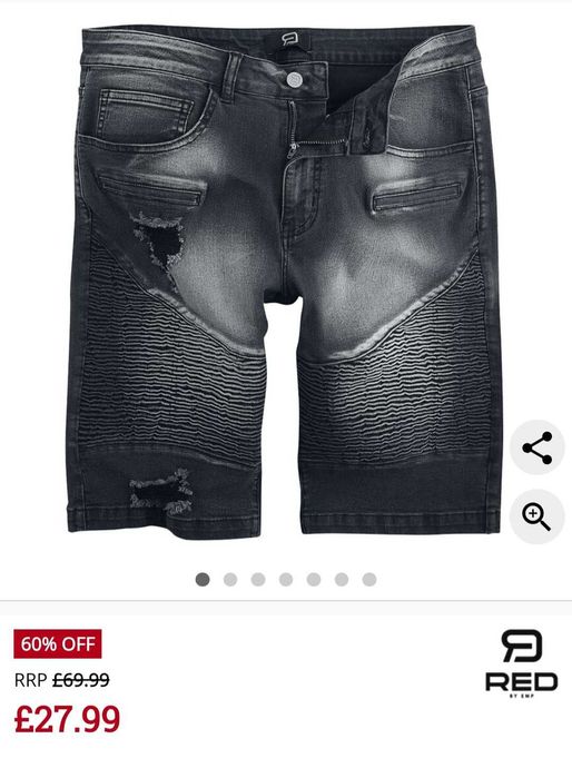 Pantaloni scurti barbati denim M