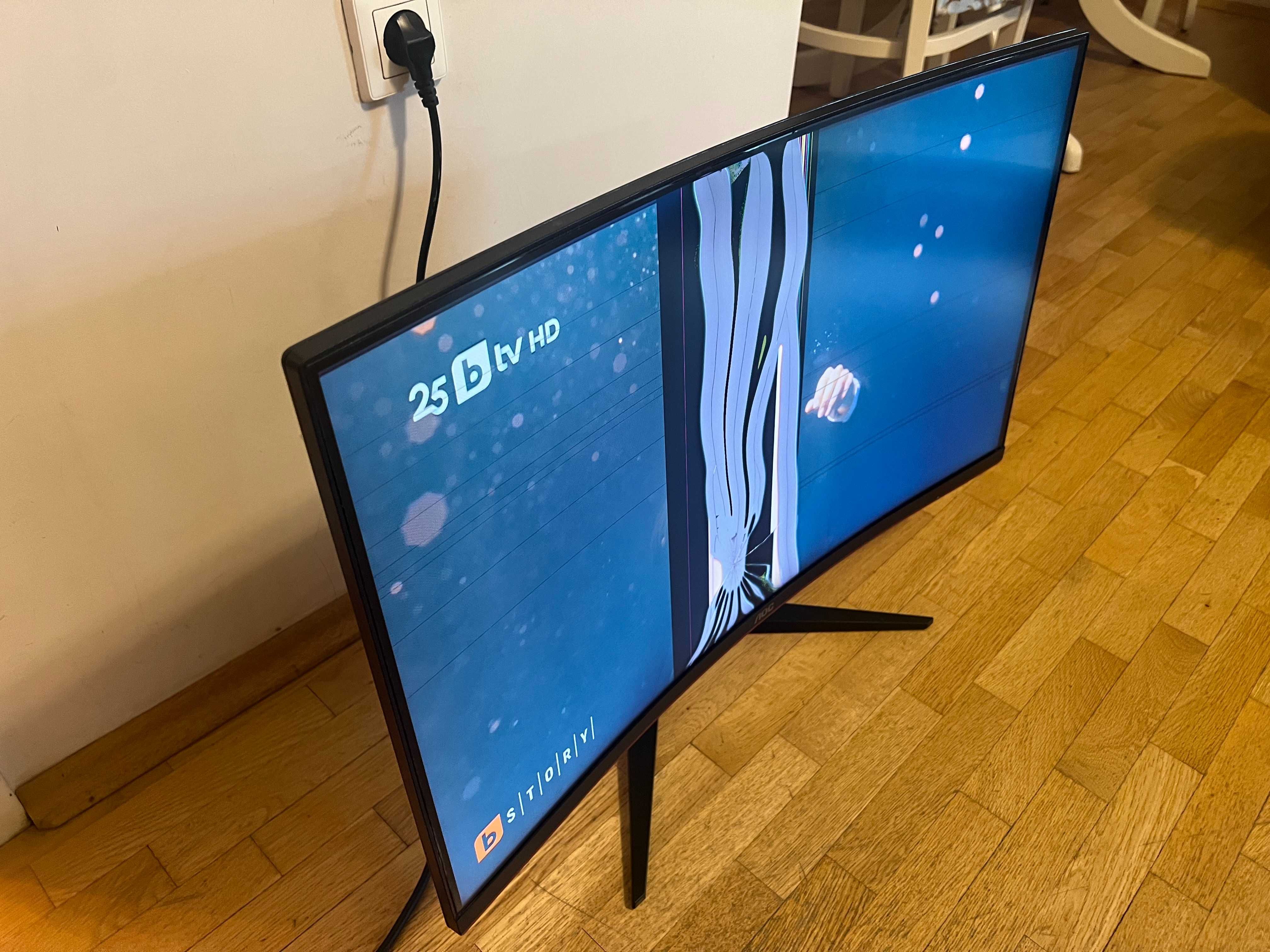 32 инча геймърски монитор AOC CQ32G2SE/BK ЗА ЧАСТИ