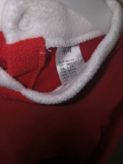 Costum Moș Crăciun, H&M, mărimea 86–92