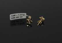 Cercei aur 14k 1.01gr