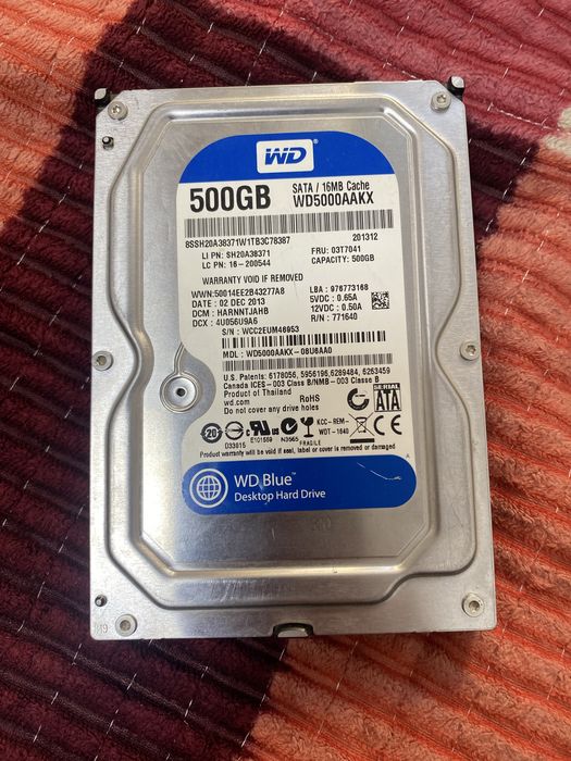 2 жестких диска Western Digital Carviar Blue