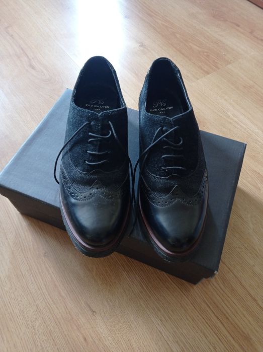 Обувки/оксфорд/Vera Pele Pat Calvin