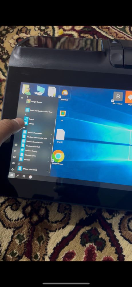 Touch screen POS machine