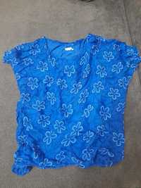 Синя елегантна тениска