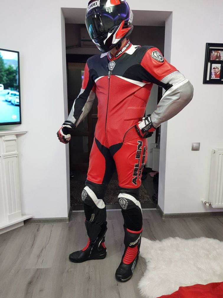 Costum moto Arlen Ness /combinezon piele- (52)circuit!