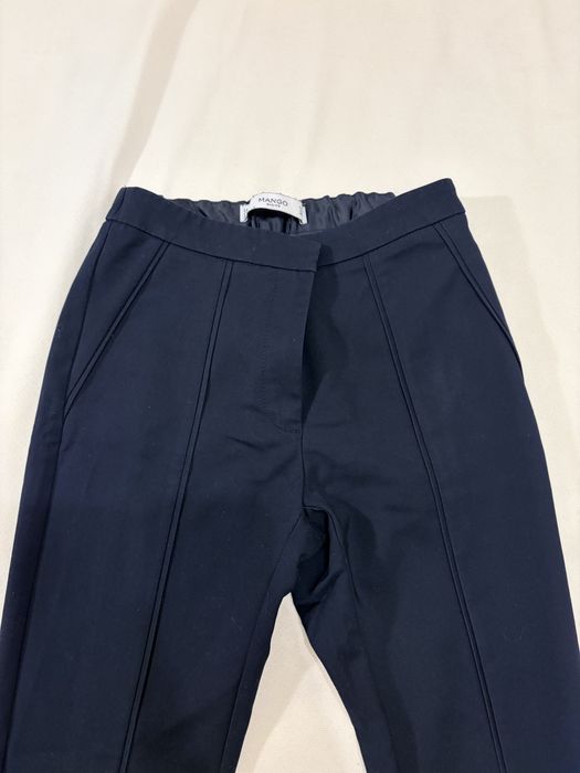 Pantaloni bleumarin tigareta office Mango XS