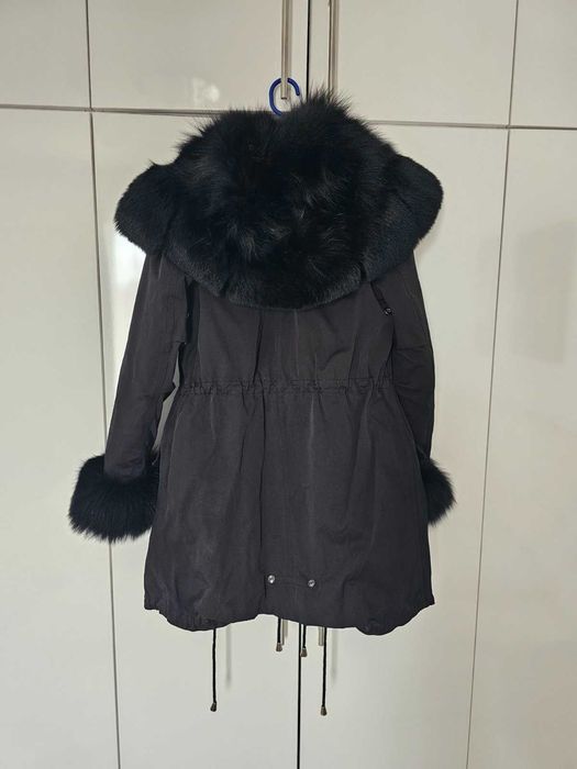 Палто от естествен косъм (лисица)