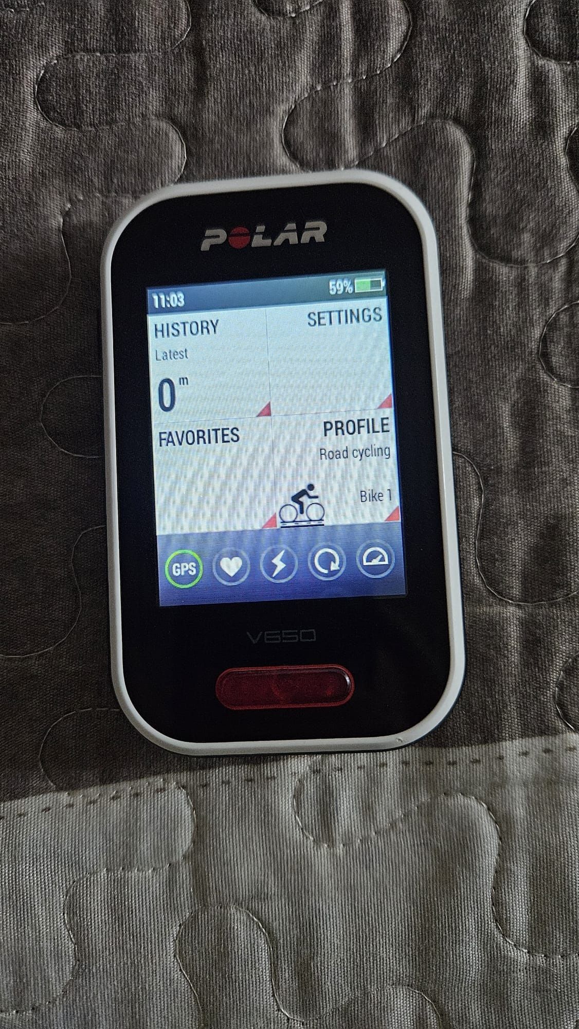 GPS Ciclocomputer polar v650 . Nu garmin