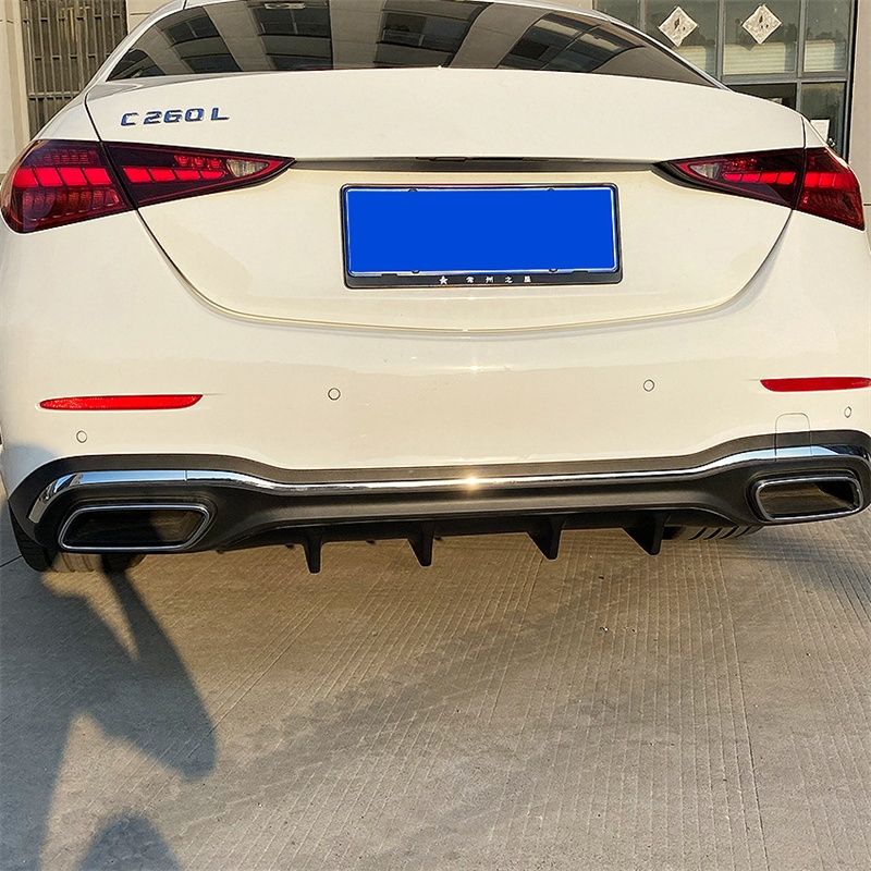 Mercedes AMG W206 C klass добавка дифузьор задна броня Мерцедес Ц клас
