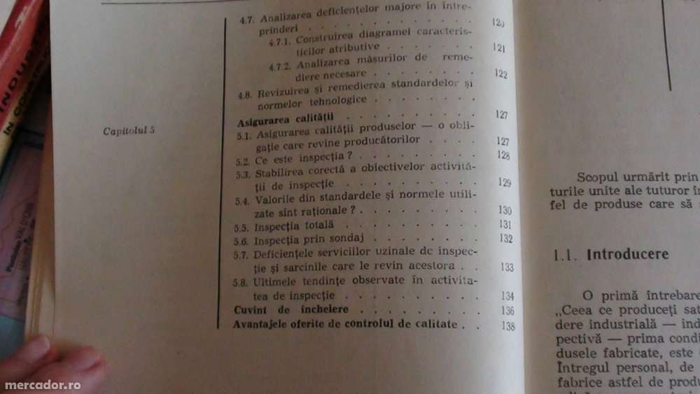 Controlul de calitate. Curs pentru maistri si sefi de echipa .