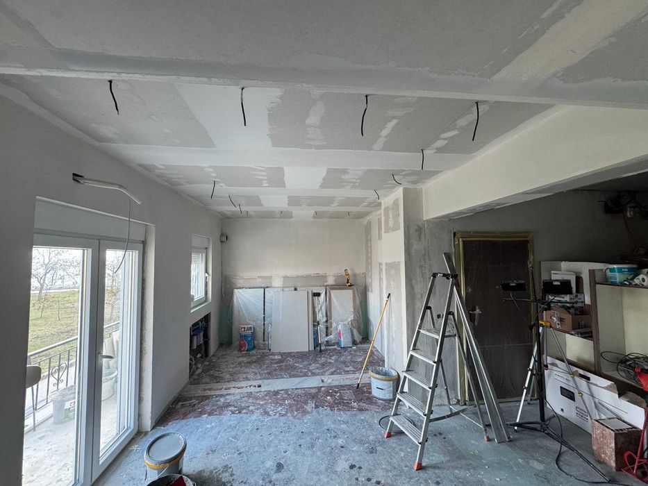 Довършителни ремонти, Ремонт баня, Плочки, Гипсокартон, Шпакловка