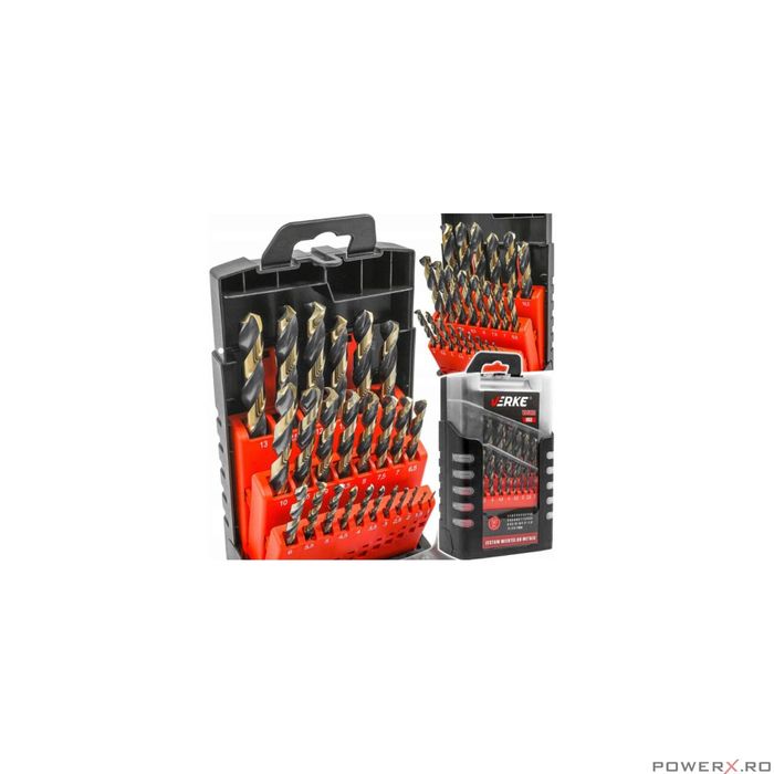 Set 25 burghie pentru metal 1-13mm Verke