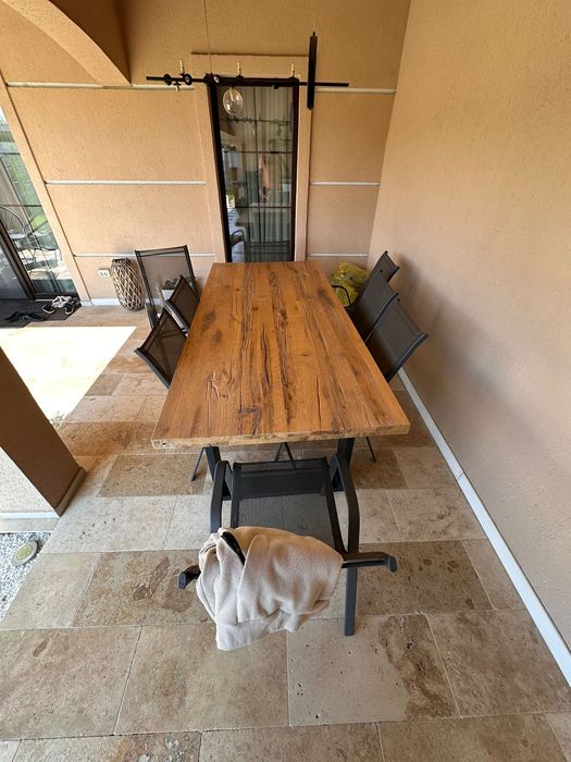 Masa terasa plus scaune