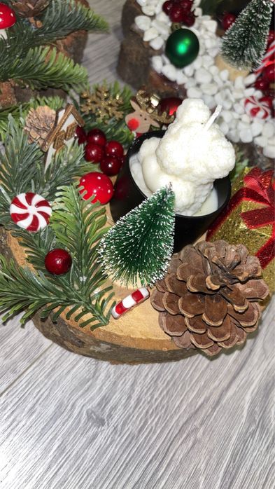 Decorațiuni de Crăciun – aranjamente hand-made