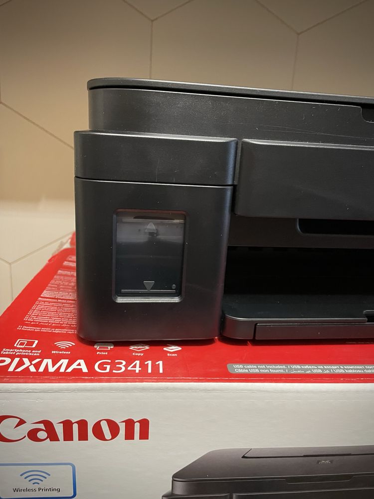 Цветен принтер Canon Pixma G3411 + консумативи