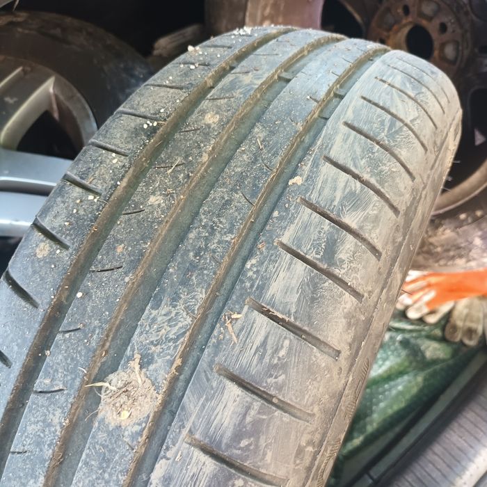 Roti de vara complete, cauciucuri Dunlop 195/65/15, 5x100. DOT 2021