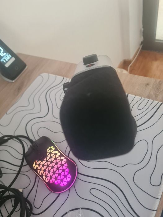 Microfon Podcast/Gaming Maono PD100X Alb