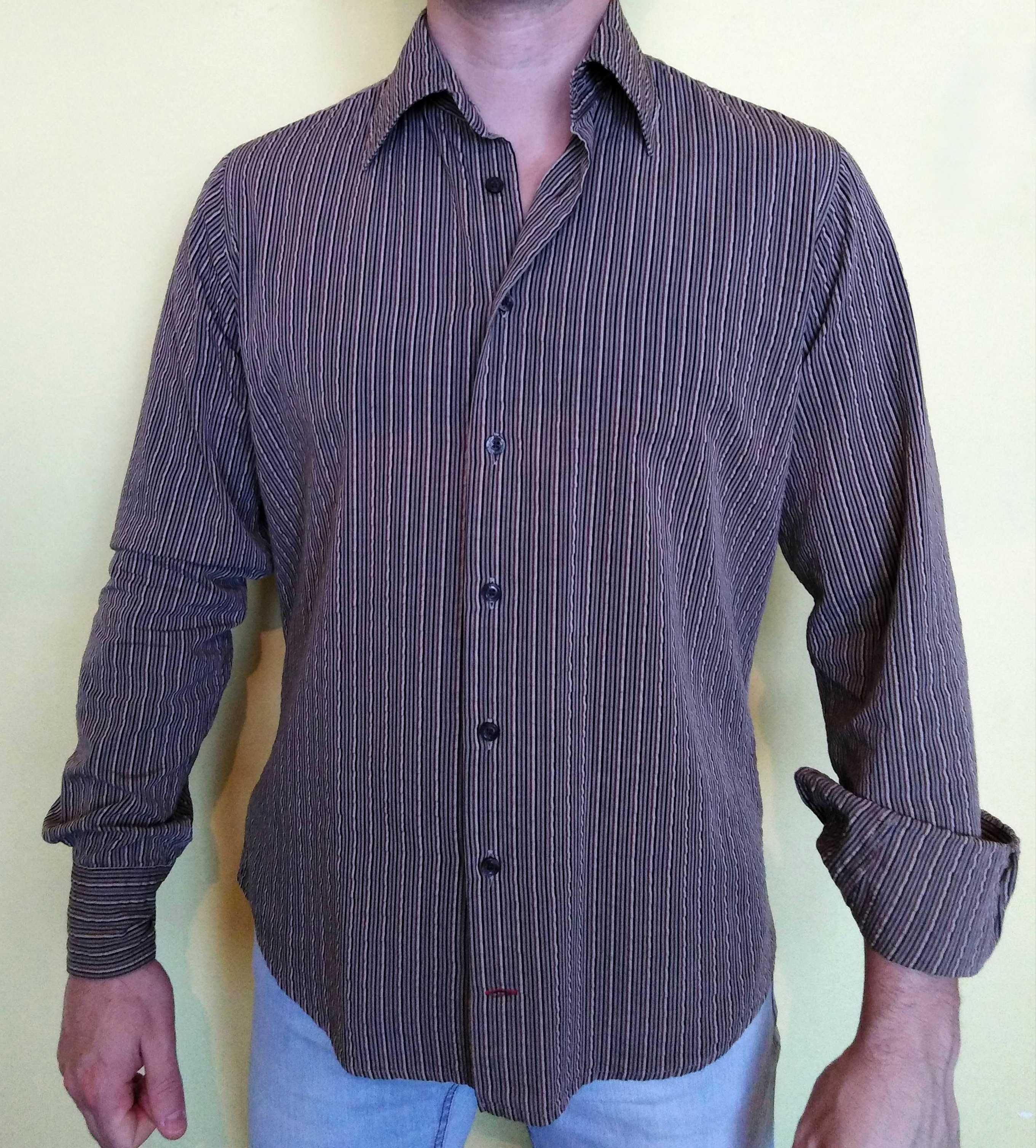4 броя мъжки ризи нови различни с къс и дълъг ръкав размер S