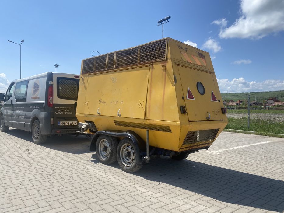 Pompa de irigatii pe remorca