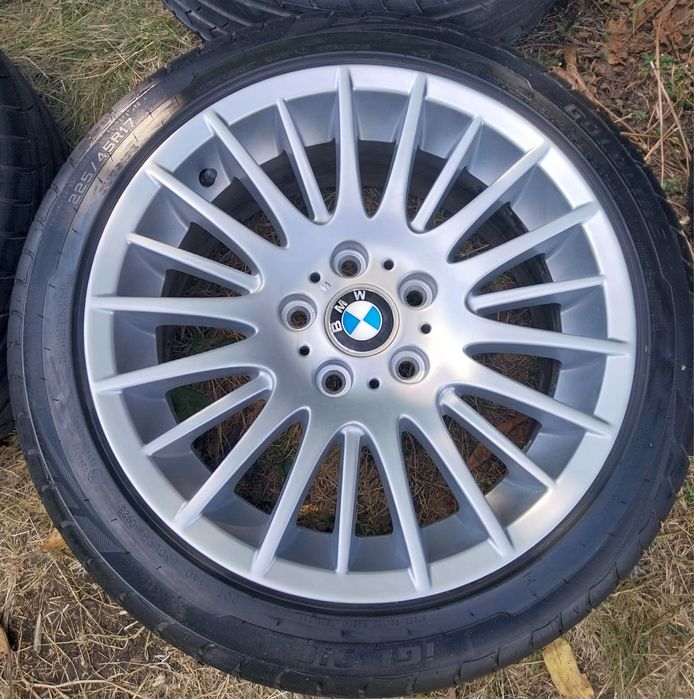 Оригинални Алуминиеви джанти БМВ/BMW 17 8J ЕТ34 с Нови Летни Гуми