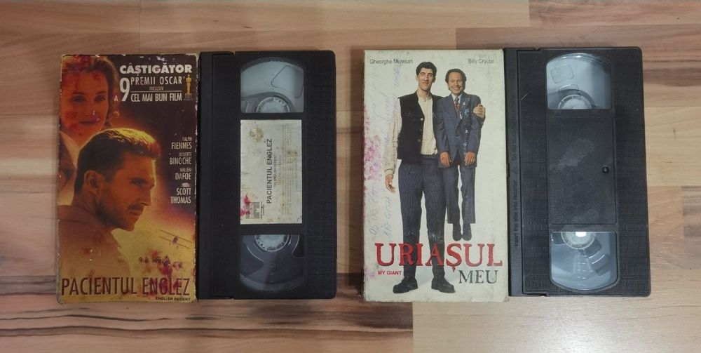 Retro VHS English patient My Giant cu autograf Ghiță Mureșan anul 1999