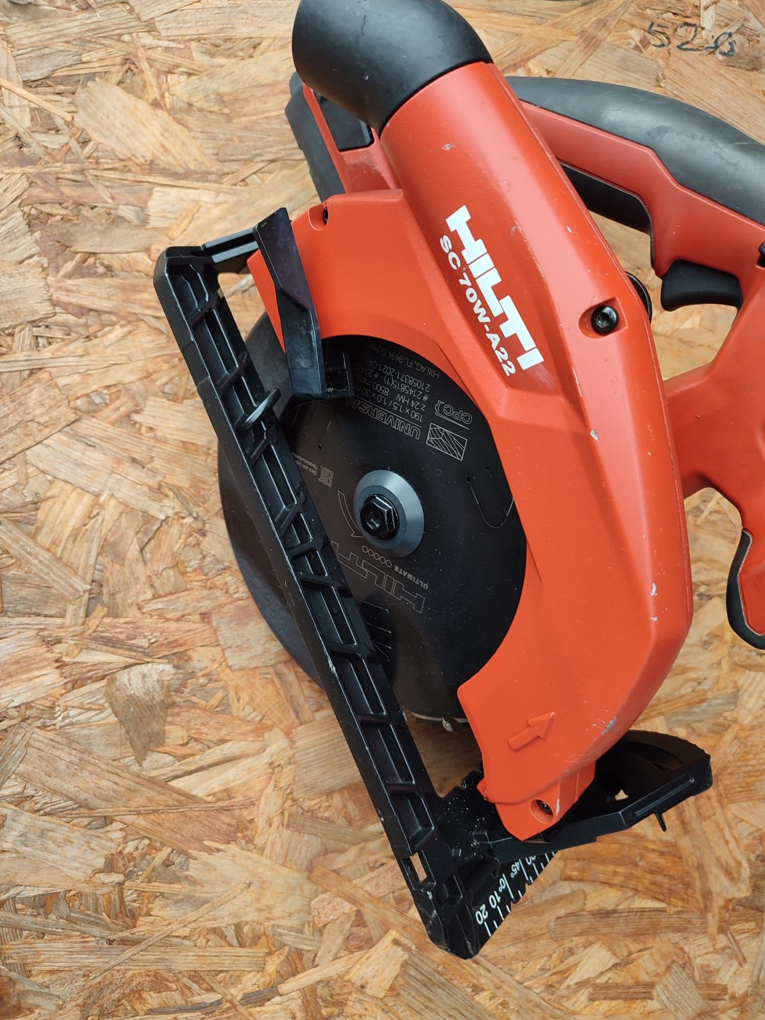 Hilti circular pe acumulatori