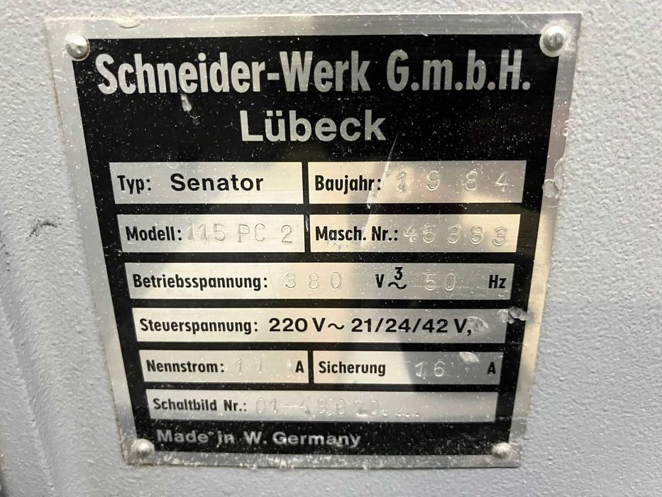 Книговезки нож Schneider Senator 115H PC 2