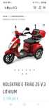 Trotineta dizabiltati scuter dizabilitati Rolektro E Trike- 25 V3 red