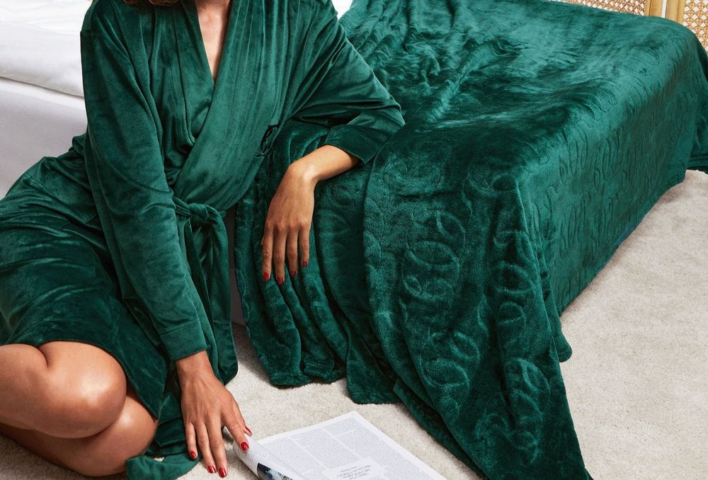 Set Halat și Patura Royal Green, Oriflame