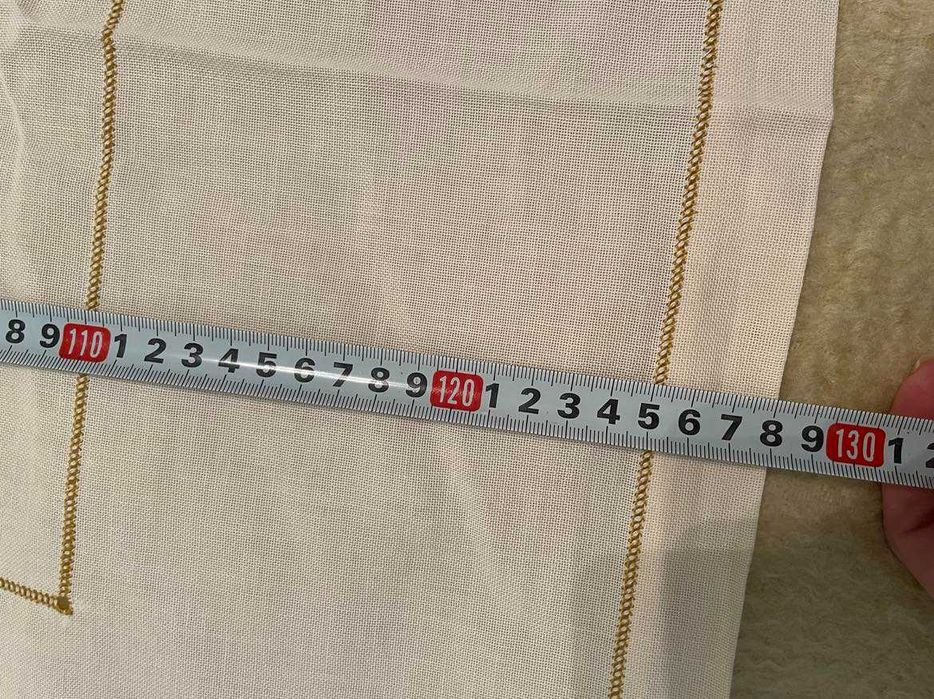 Красива голяма покривка с ръчна бродерия от Англия