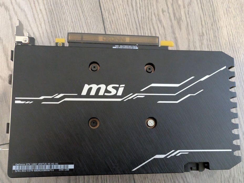 Placa video MSI GeForce GTX 1660 VENTUS XS OC 6GB GDDR5 192-bit