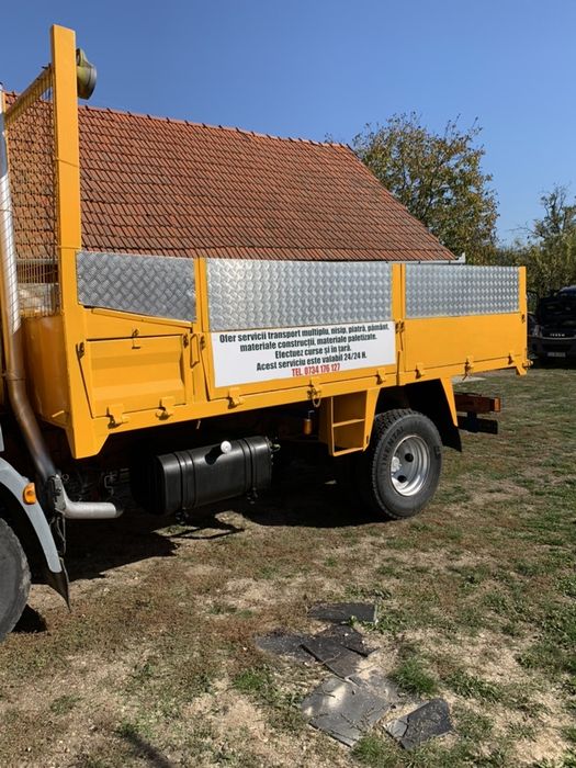 Transport marfa 7,5t basculabil nisip, pamant ,balatru ,materiale cons