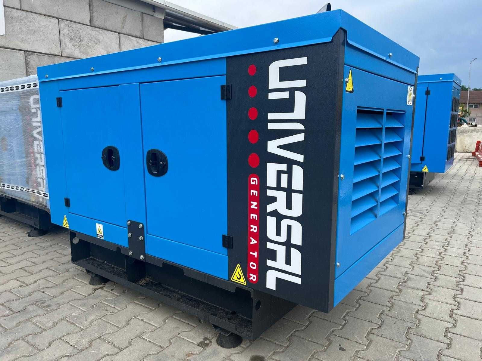 Генератор UNIVERSAL 25 KVA Дизел – Нов 2025, Трифазен +Видео