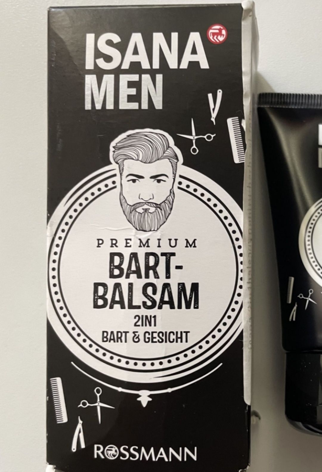 5 buc. Balsam barbă 2 in 1 ulei trusă cremă față bărbați set îngrijire