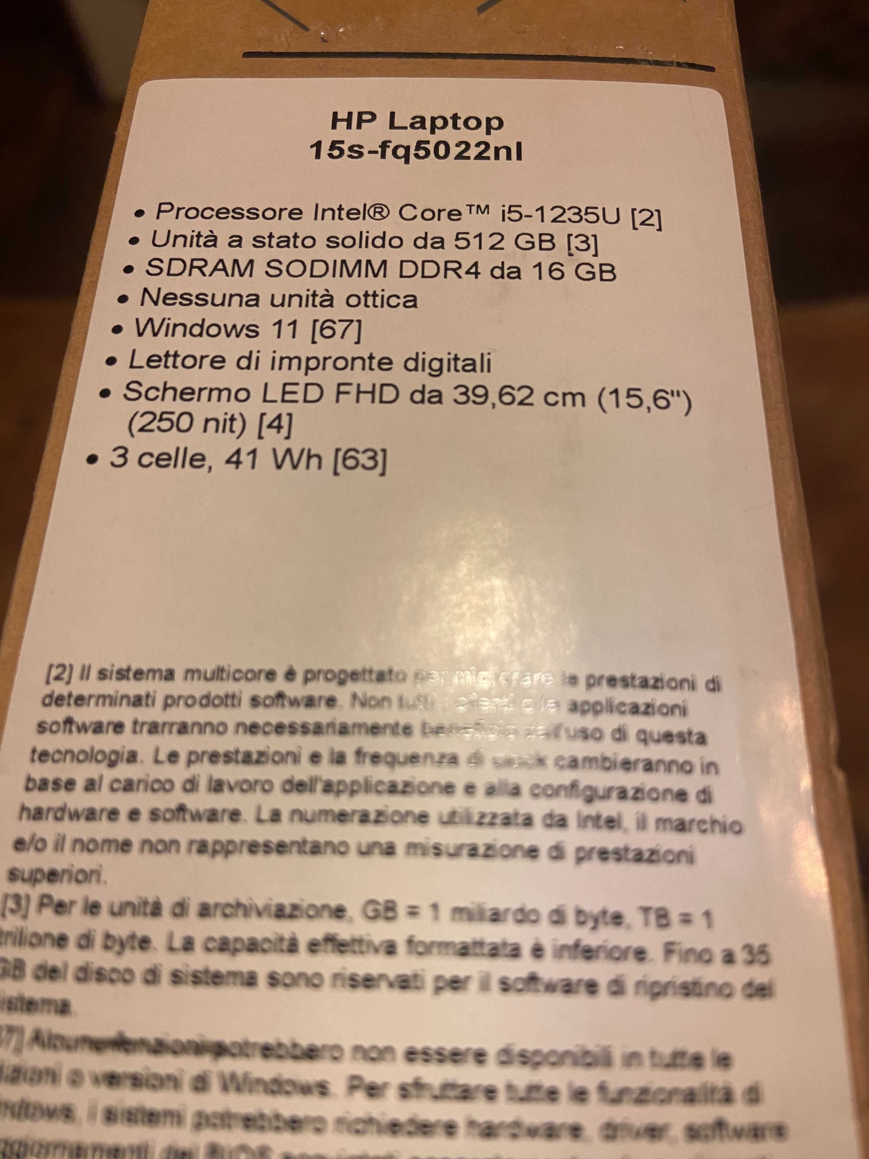 Laptop HP 15s-fq5022nl Nou Sigilat