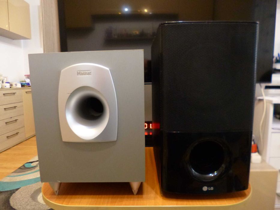 Subwoofer activ Magnat , Sub. pasiv LG