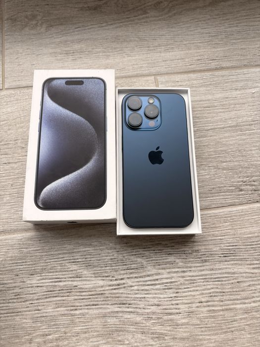 Iphone 15 Pro 128 Gb Blue Titanium in Garantie