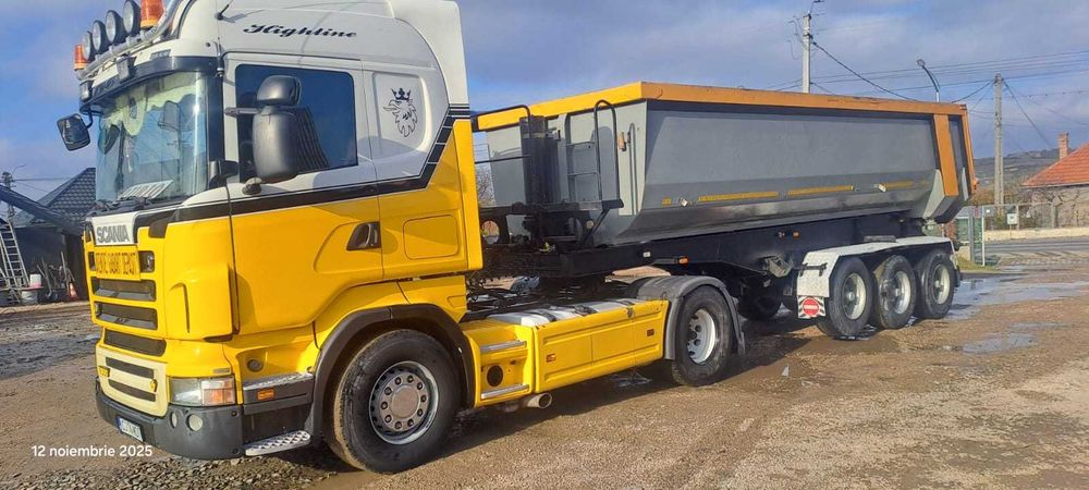 De vanzare ansamblu SCANIA R500 si Semiremorca HOFFMANN