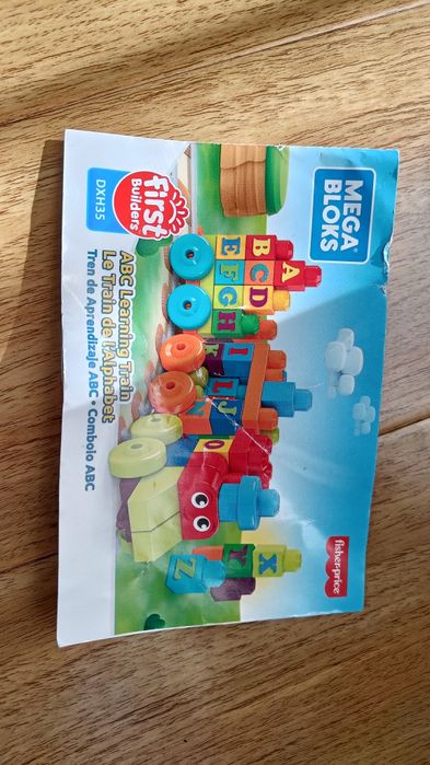 Mega Bloks trenulețul cu litere