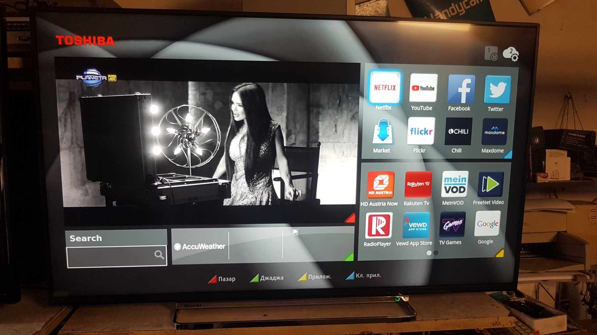 43-инчов 4K/UHD телевизор Toshiba-Smart TV / WI-FI