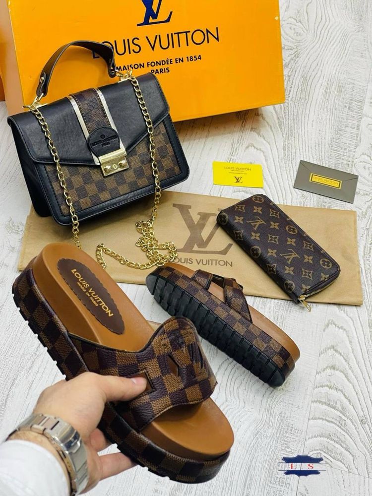 Set geanta+papuci Louis Vuitton