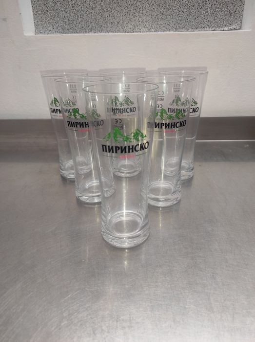 Чаши за бира Пиринско,Шуменско, Загорка и Морети