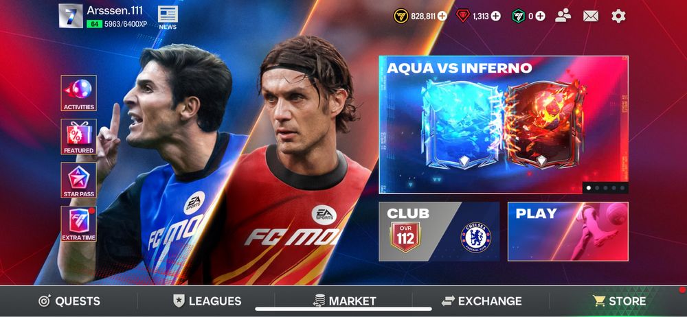 Акк фк мобайл(fc mobile)