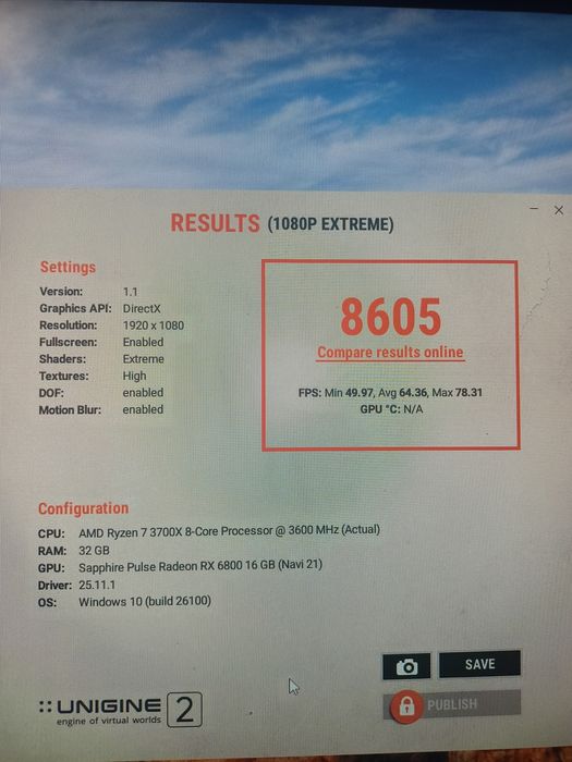 Placa video Sapphire RX 6800 Pulse 16GB GDDR6 256-bit