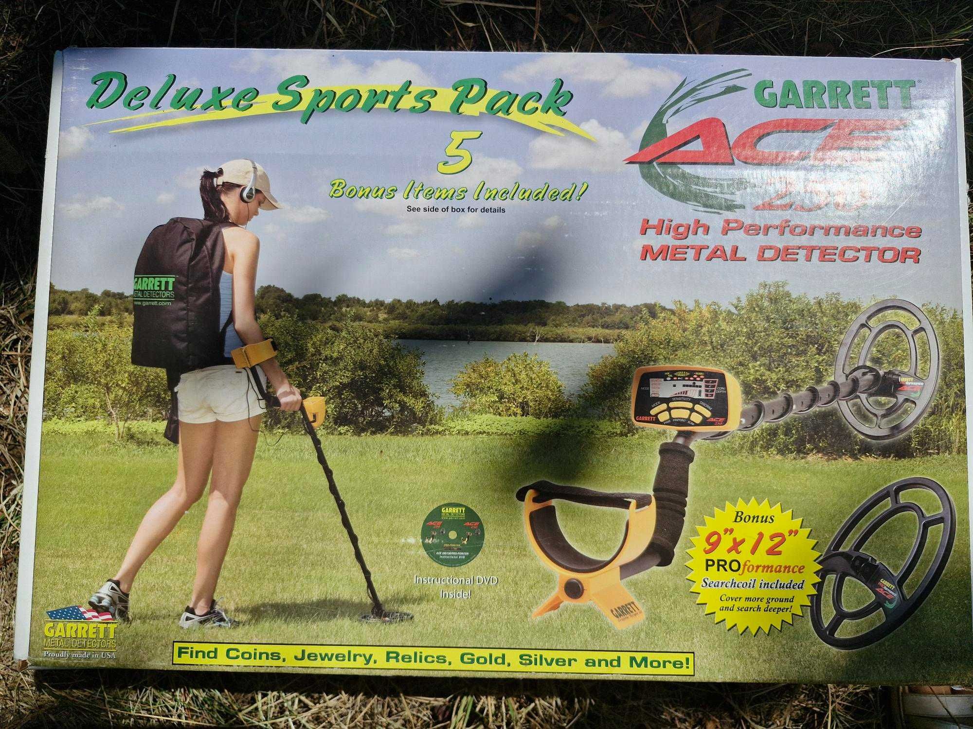 Детектор за метал GARRET ACE 250 Deluxe Sports Pack